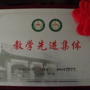 我科/系喜获院级“教学先进集体”称号