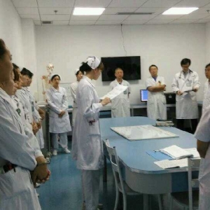 我中心肌肉骨骼病房强化手卫生培训
