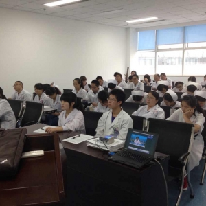 我中心进行新近人员院感知识培训及考核