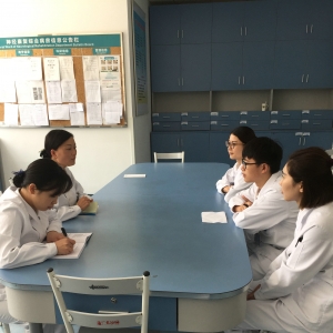 我中心新一届的护理同学入科实习