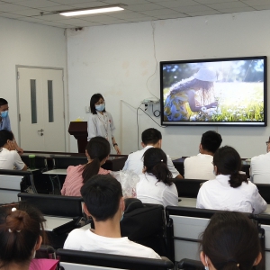 我中心召开四川大学实习生返岗前宣教会