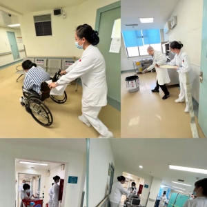 上锦南府医院康复医学科进行消防演练